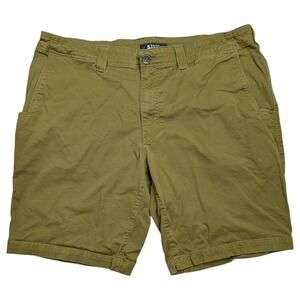 5.11 Tactical Chino Shorts Mens 38x9 Army Green Khaki Utility Gorpcore Cargo